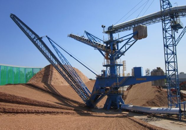 Circular Stockyards for Bulk Material Handling   