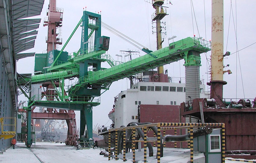 Shiploader grain KLASCO Lithuania